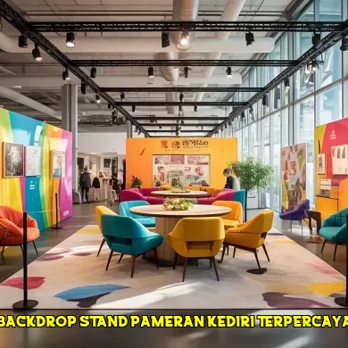 backdrop stand pameran kediri terpercaya